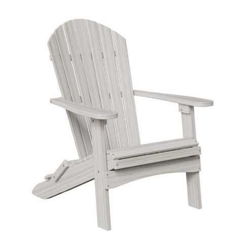 Weatherwood Folding Adirondack Chair Seashell