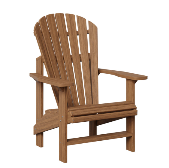 Weatherwood Upright Adirondack Chair Antique Mahogany