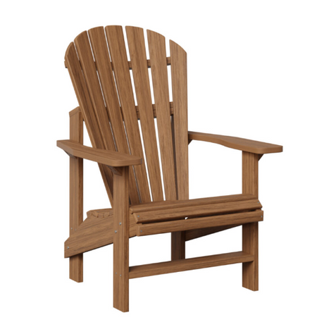 Weatherwood Upright Adirondack Chair Antique Mahogany