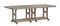 Berlin Gardens Garden Classic Standard Top 44" x 96" Rectangular Bar Table