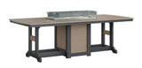Berlin Gardens Garden Classic Standard Top 44" x 96" Rectangular Fire Counter Table