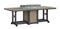 Berlin Gardens Garden Classic Standard Top 44" x 96" Rectangular Fire Counter Table