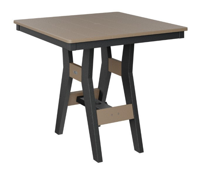 Berlin Gardens Harbor Bar Tables Standard Top 33" Square Bar Table
