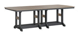 Berlin Gardens Garden Classic Standard Top 44" x 96" Rectangular Bar Table