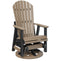 Berlin Gardens Comfo-Back Swivel Glider with Allochrome Brackets