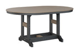 Berlin Gardens Garden Classic Standard Top 44" x 64" Oblong Bar Table