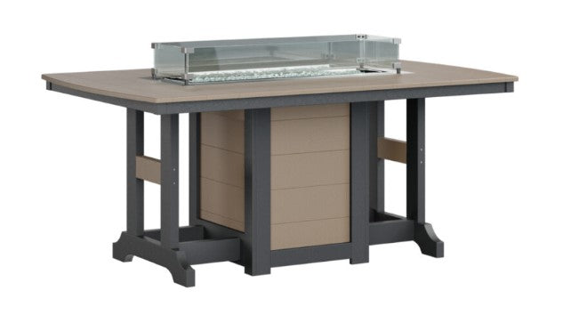 Berlin Gardens Garden Classic Standard Top 44" x 72" Rectangular Fire Bar Table