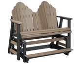 Berlin Gardens Cozi-Back Double Counter Glider with Allochrome Brackets