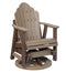 Berlin Gardens Cozi-Back Swivel Glider with Allochrome Brackets