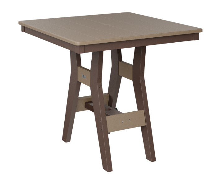 Berlin Gardens Harbor Bar Tables Standard Top 33" Square Bar Table