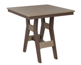 Berlin Gardens Harbor Bar Tables Standard Top 33" Square Bar Table
