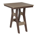 Berlin Gardens Harbor Counter Tables Standard Top 28" Square Counter Table