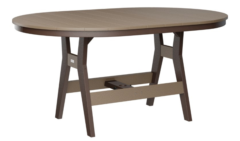 Berlin Gardens Harbor Bar Tables Standard Top 44" x 64" Oblong Bar Table
