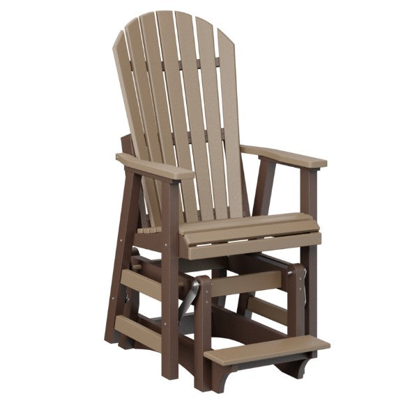 Berlin Gardens Comfo-Back Single Counter Glider with Allochrome Brackets