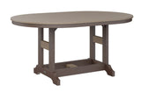 Berlin Gardens Garden Classic Standard Top 44" x 64" Oblong Counter Table