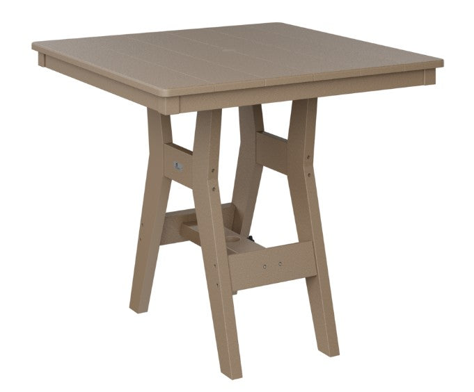 Berlin Gardens Harbor Bar Tables Standard Top 33" Square Bar Table