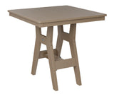 Berlin Gardens Harbor Bar Tables Standard Top 33" Square Bar Table