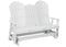 Berlin Gardens Comfo-Back Three Seat Glider w/Console Allochrome Brackets