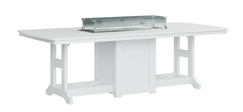 Berlin Gardens Garden Classic Standard Top 44" x 96" Rectangular Fire Dining Table