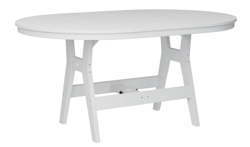 Berlin Gardens Harbor Bar Tables Standard Top 44" x 64" Oblong Bar Table