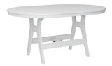 Berlin Gardens Harbor Bar Tables Standard Top 44" x 64" Oblong Bar Table