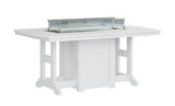 Berlin Gardens Garden Classic Standard Top 44" x 72" Rectangular Fire Bar Table