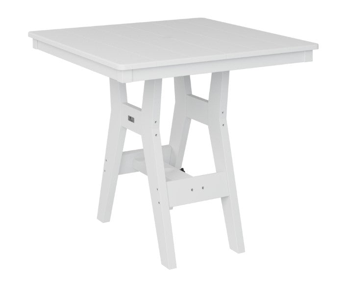 Berlin Gardens Harbor Bar Tables Standard Top 33" Square Bar Table