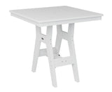 Berlin Gardens Harbor Bar Tables Standard Top 33" Square Bar Table