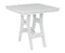 Berlin Gardens Harbor Bar Tables Standard Top 33" Square Bar Table
