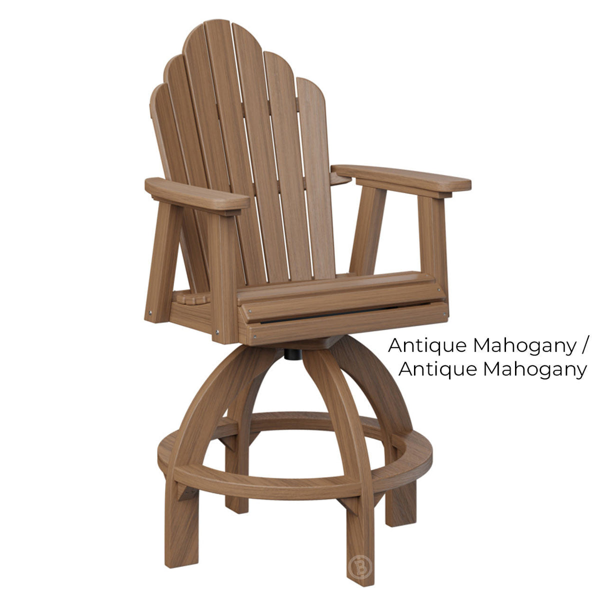 Berlin Gardens Cozi-Back Swivel Bar Chair
