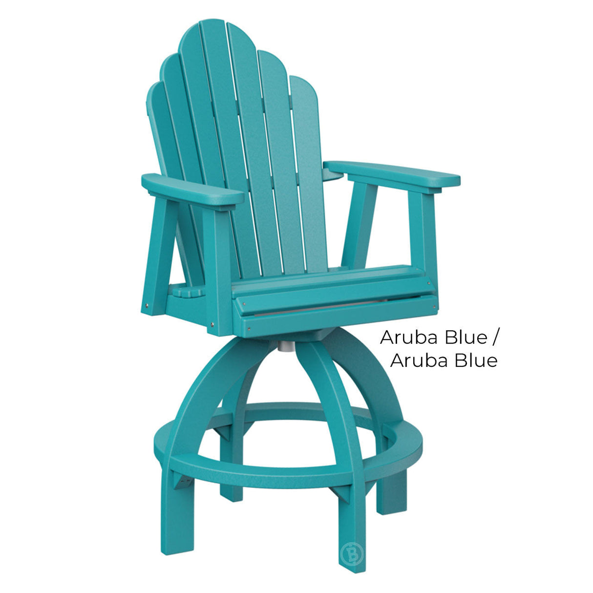 Berlin Gardens Cozi-Back Swivel Bar Chair