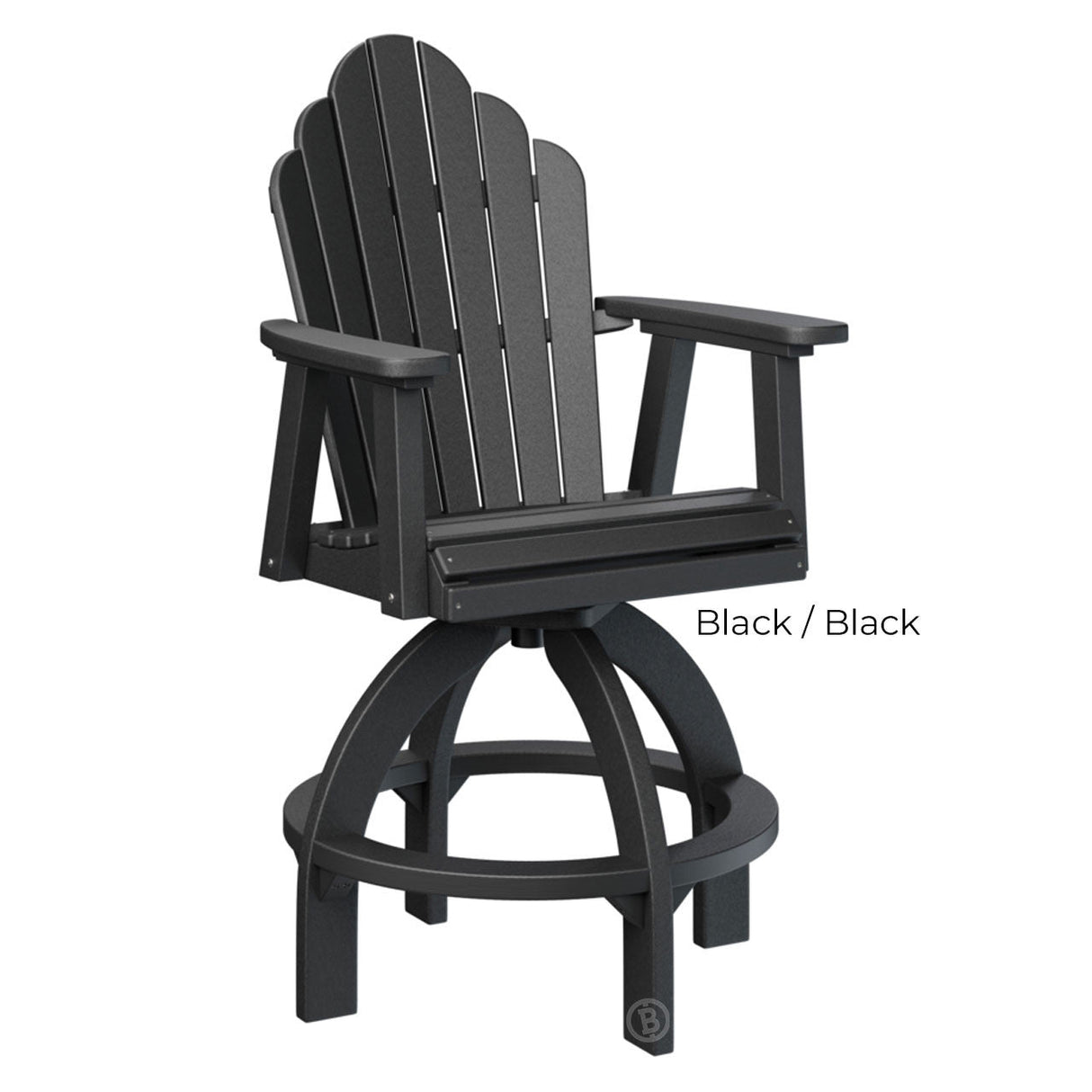 Berlin Gardens Cozi-Back Swivel Bar Chair