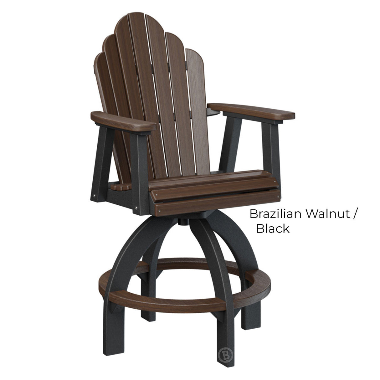 Berlin Gardens Cozi-Back Swivel Bar Chair