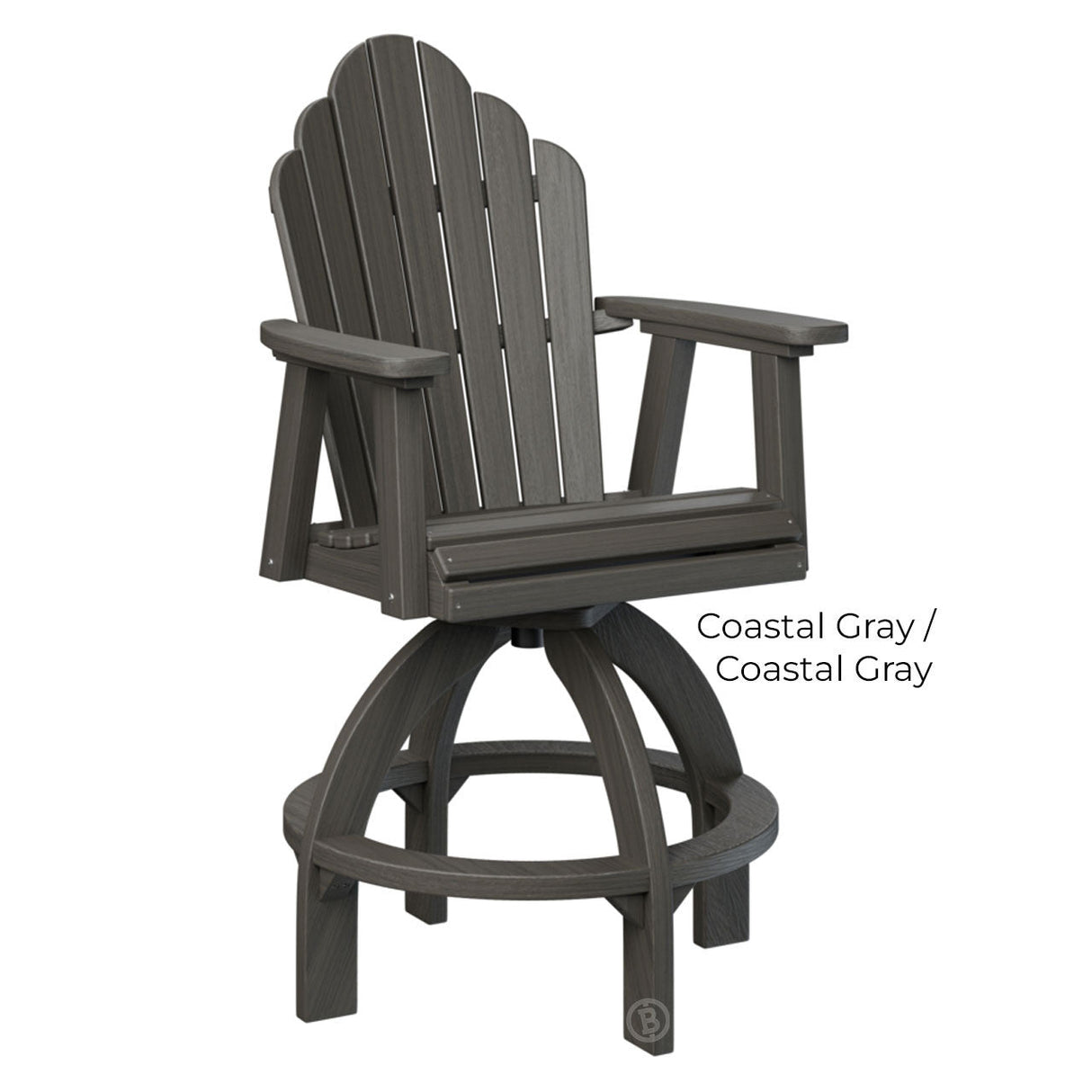 Berlin Gardens Cozi-Back Swivel Bar Chair