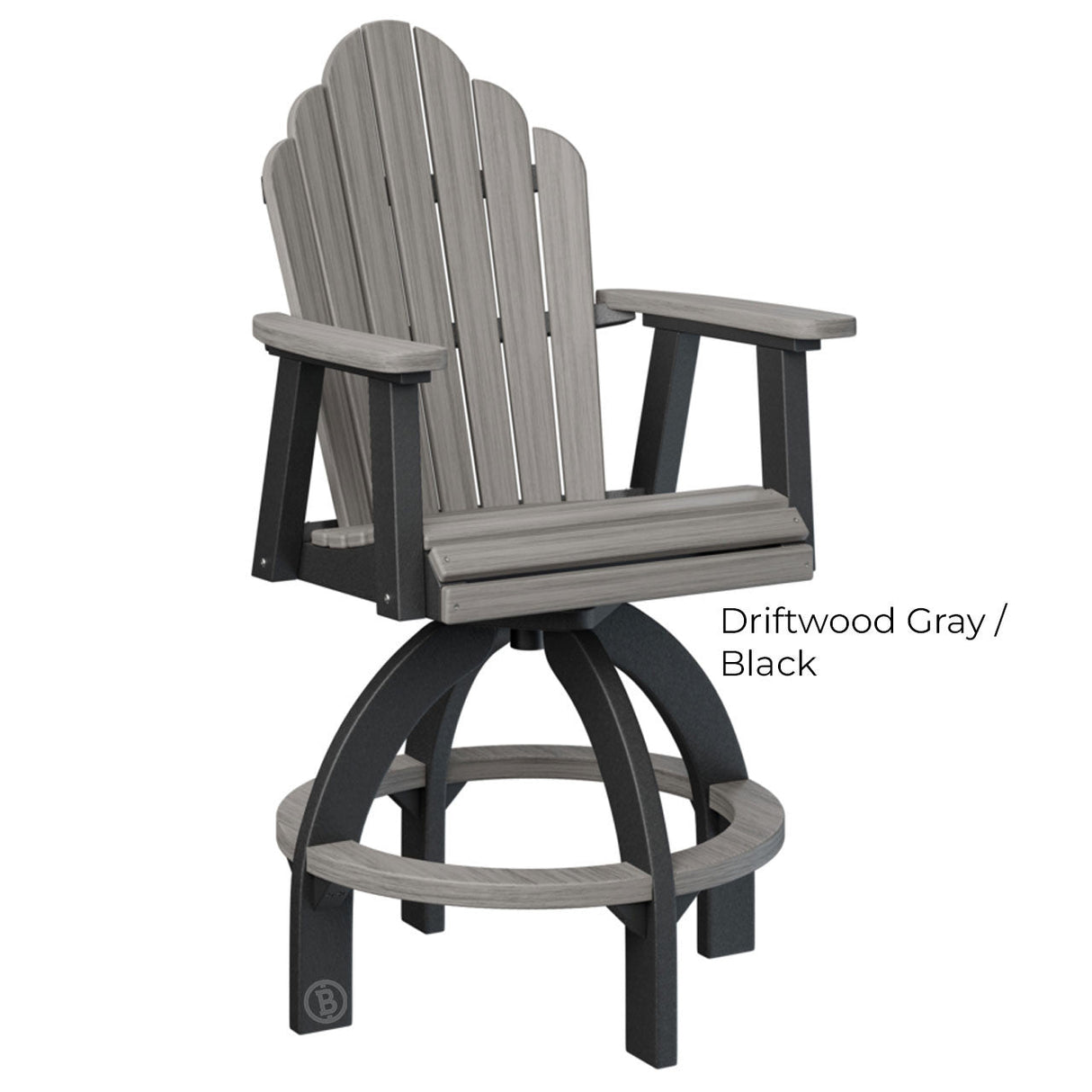 Berlin Gardens Cozi-Back Swivel Bar Chair