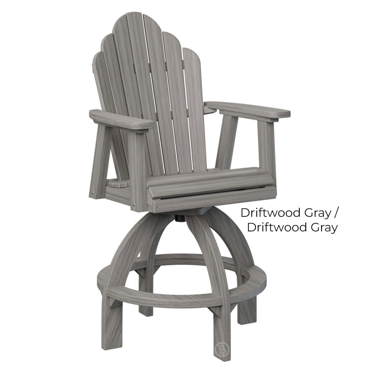 Berlin Gardens Cozi-Back Swivel Bar Chair