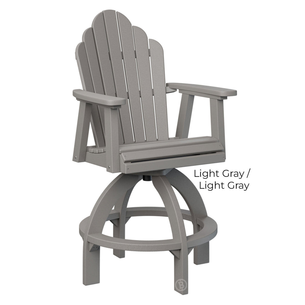Berlin Gardens Cozi-Back Swivel Bar Chair