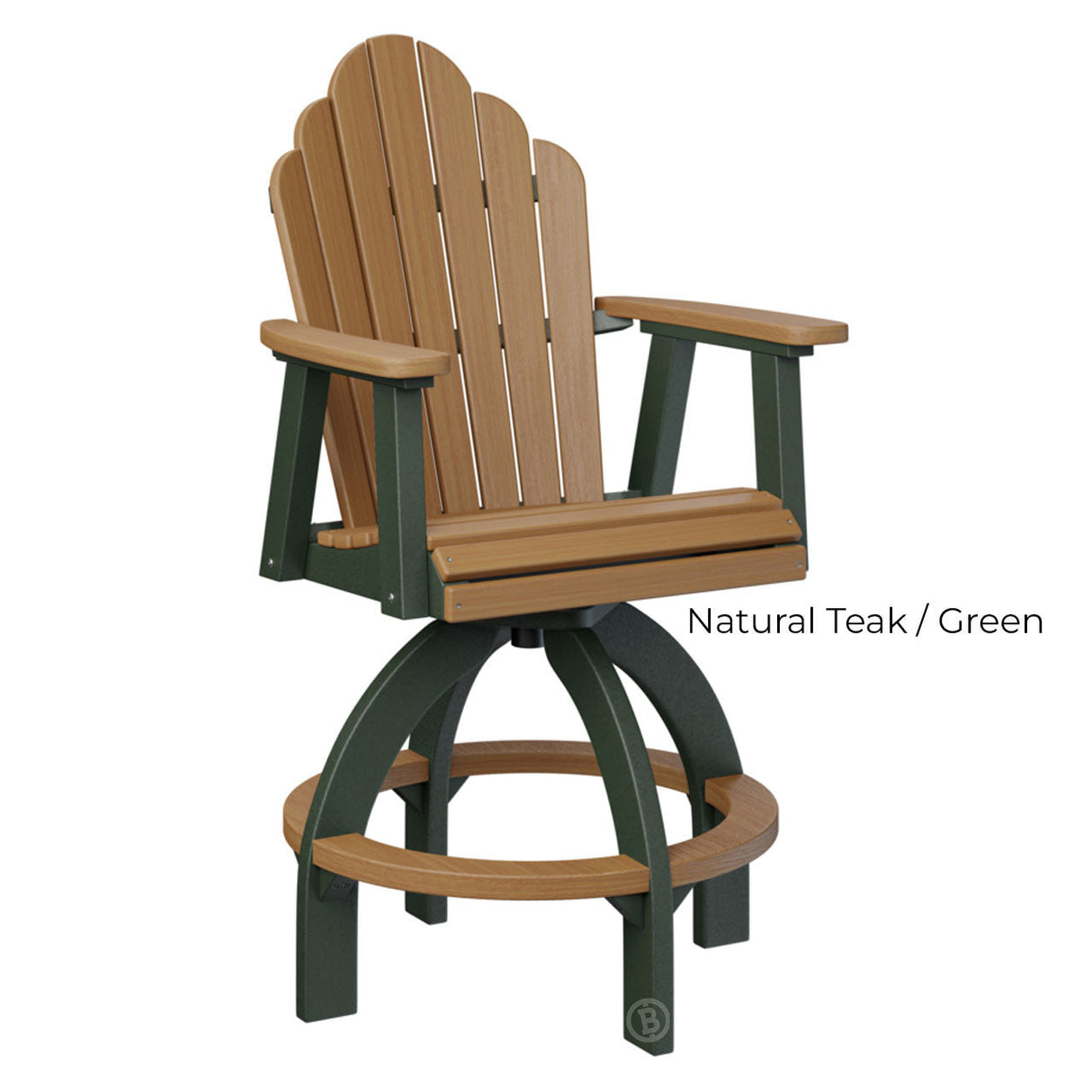 Berlin Gardens Cozi-Back Swivel Bar Chair