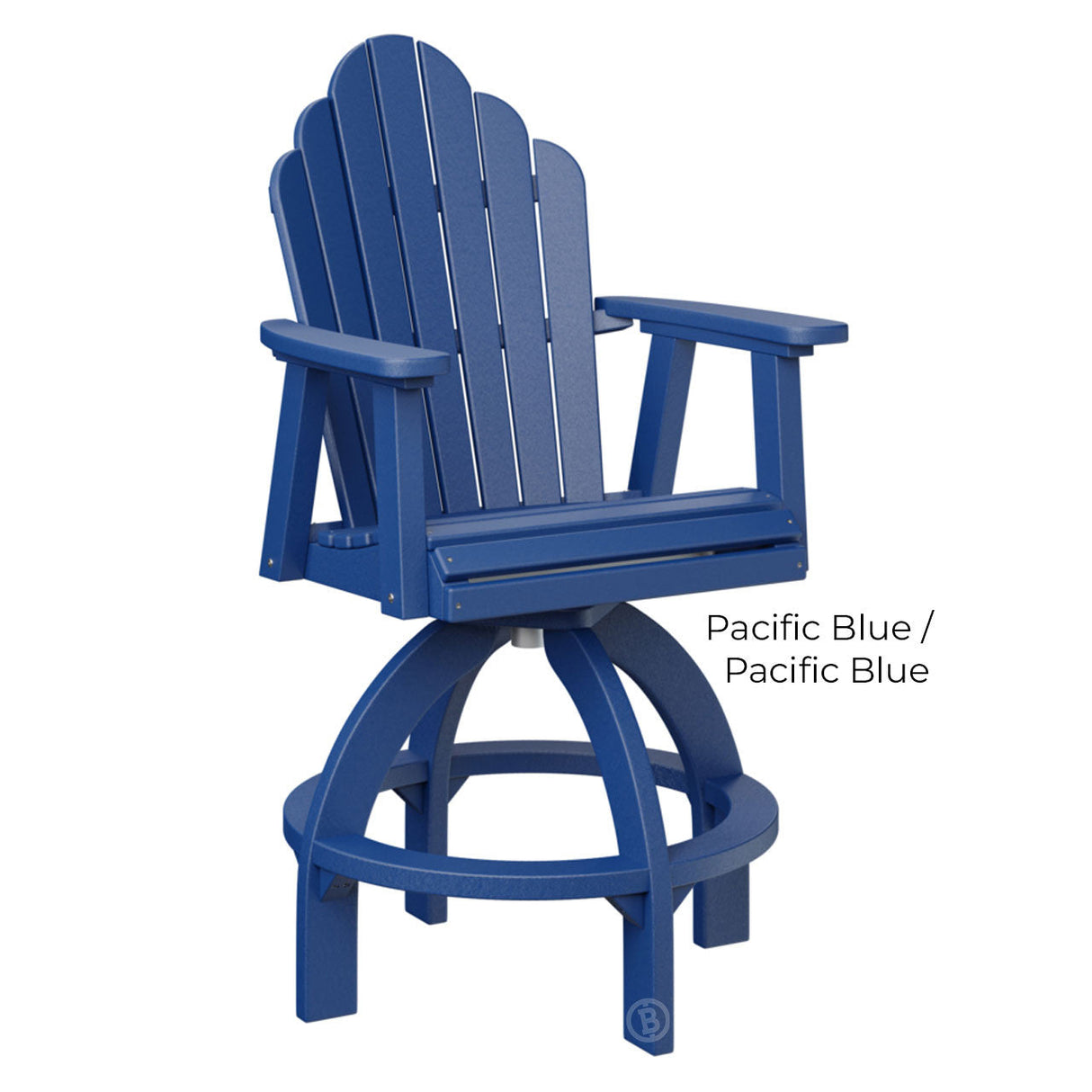 Berlin Gardens Cozi-Back Swivel Bar Chair