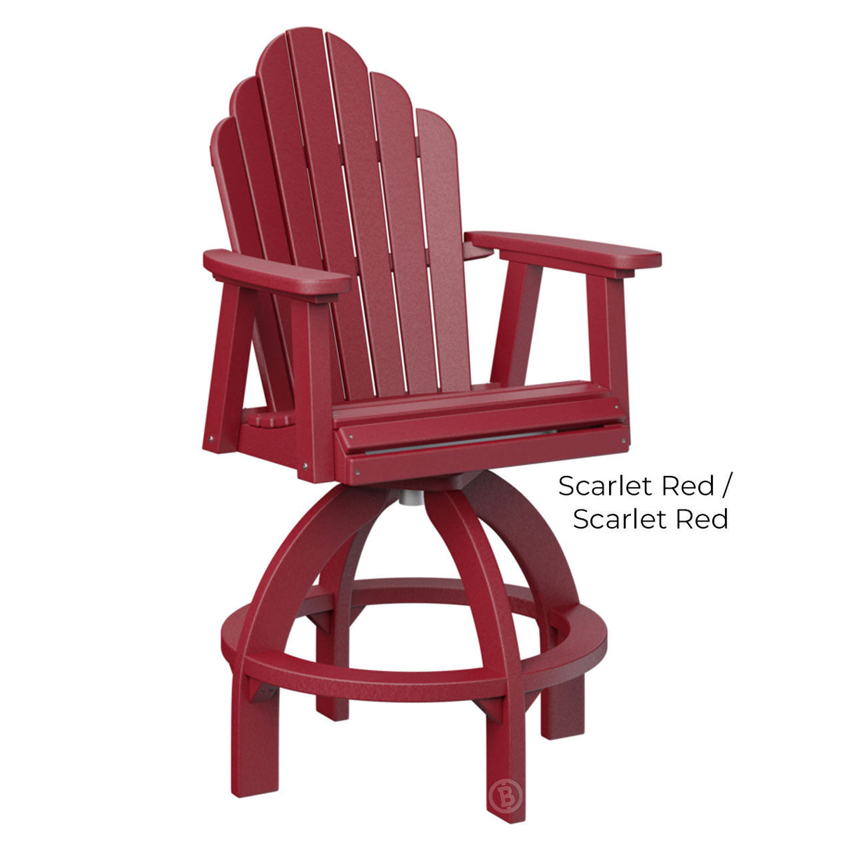 Berlin Gardens Cozi-Back Swivel Bar Chair