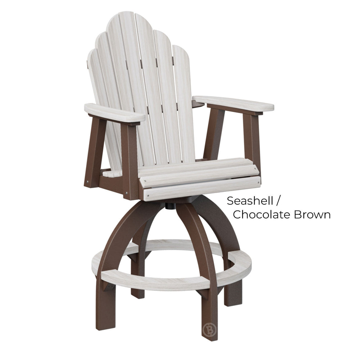 Berlin Gardens Cozi-Back Swivel Bar Chair