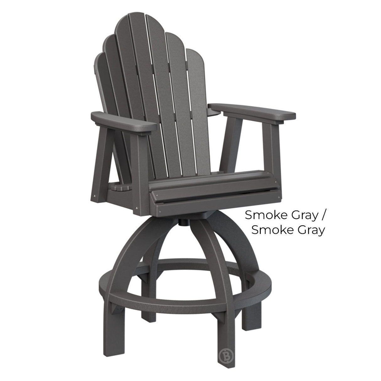Berlin Gardens Cozi-Back Swivel Bar Chair