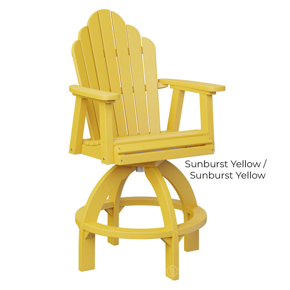 Berlin Gardens Cozi-Back Swivel Bar Chair