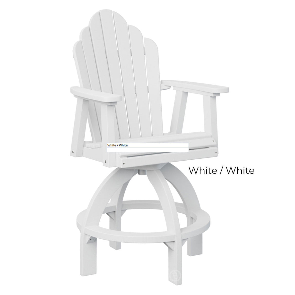 Berlin Gardens Cozi-Back Swivel Bar Chair