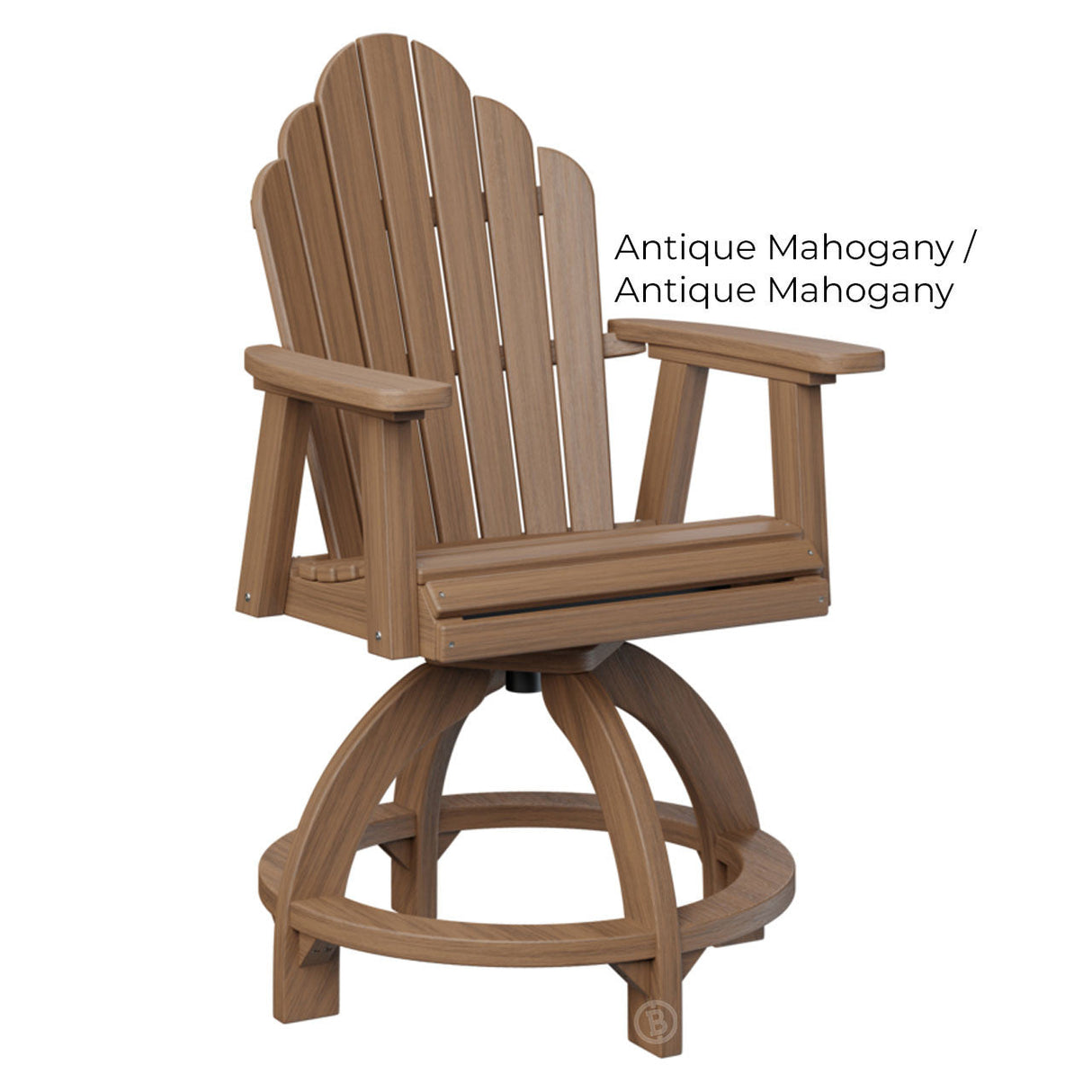 Berlin Gardens Cozi-Back Swivel Counter Chair