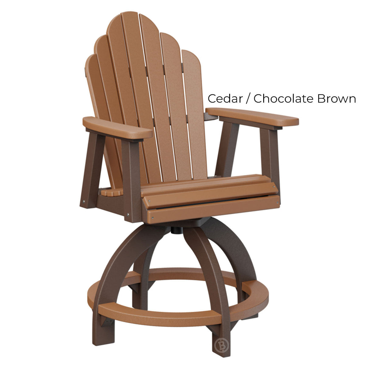 Berlin Gardens Cozi-Back Swivel Counter Chair