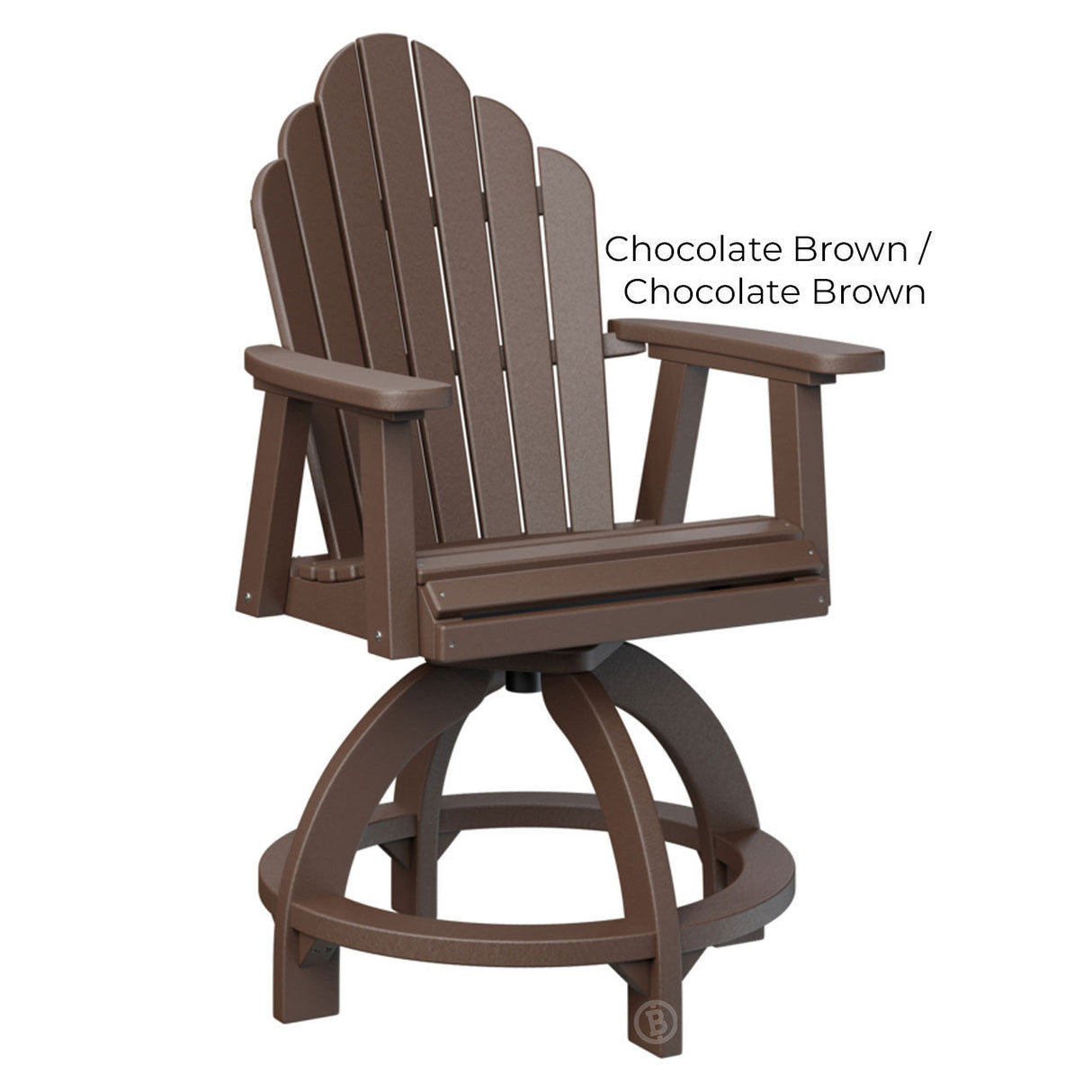 Berlin Gardens Cozi-Back Swivel Counter Chair