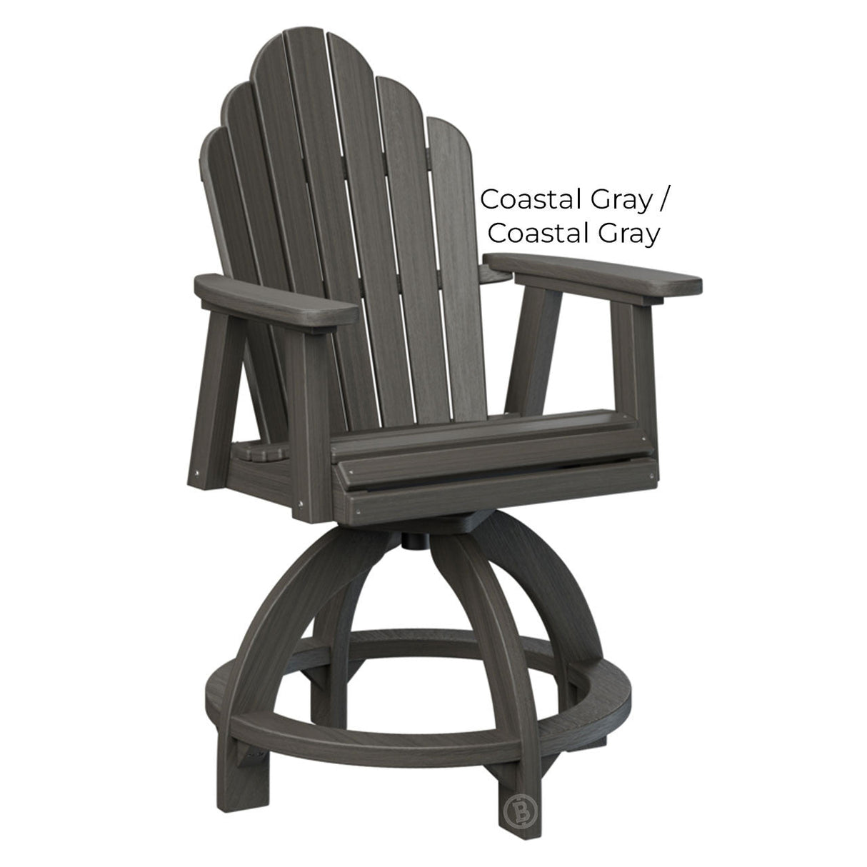 Berlin Gardens Cozi-Back Swivel Counter Chair