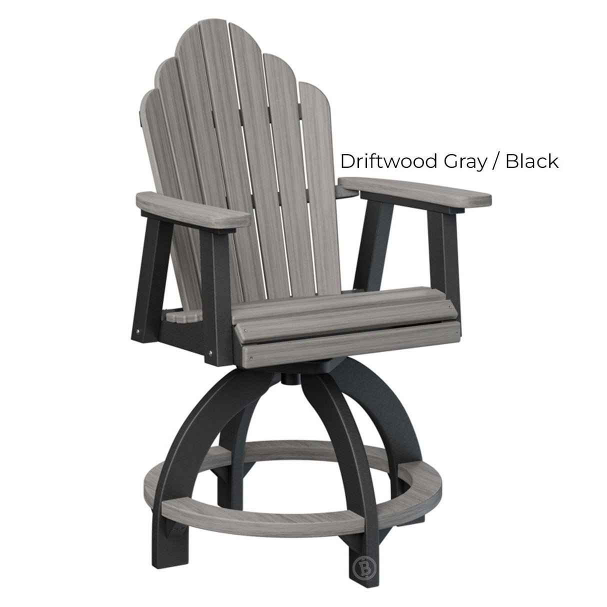 Berlin Gardens Cozi-Back Swivel Counter Chair