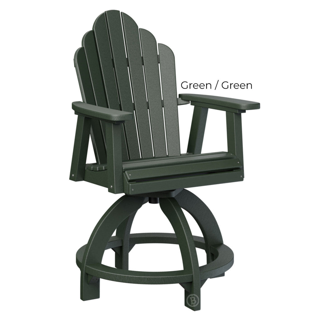 Berlin Gardens Cozi-Back Swivel Counter Chair